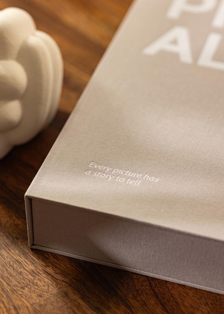 KAILA KAILA PHOTO ALBUM Grey - Coffee Table Photo Album (60 Schwarze Seiten)