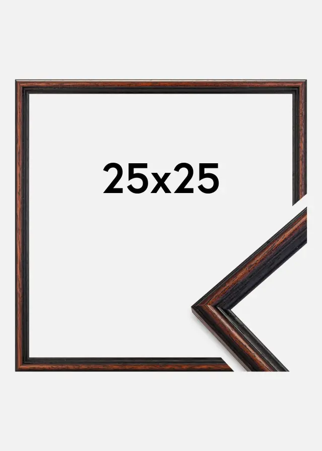 Galleri 1 Rahmen Horndal Walnuss 25x25 cm