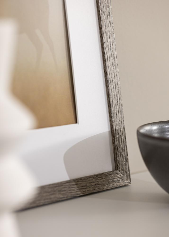 Estancia Rahmen Stilren Acrylglas Dark Grey Oak 50x70 cm