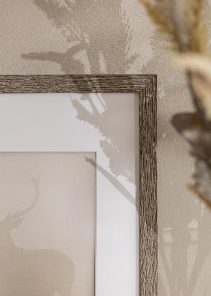 Estancia Rahmen Stilren Acrylglas Dark Grey Oak 50x70 cm