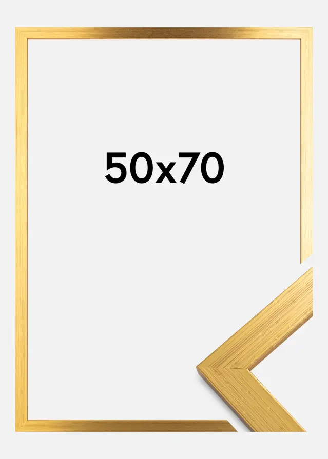 Galleri 1 Rahmen Gold Wood Antireflex 50x70 cm