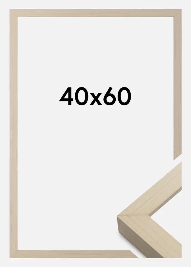 Walther Rahmen New Stockholm Natur 40x60 cm