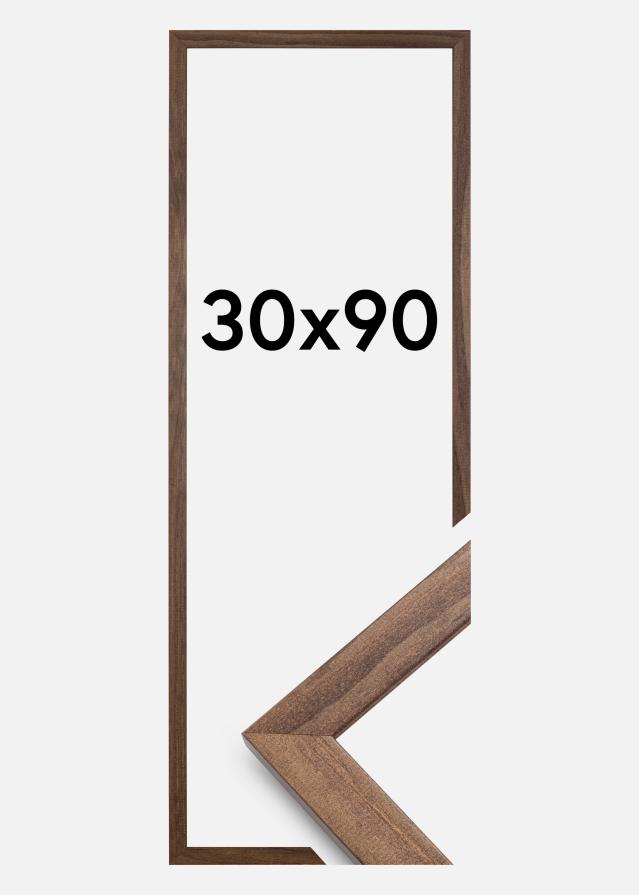 Estancia Rahmen Stilren Acrylglas Walnuss 30x90 cm