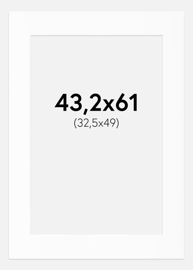 Artlink Passepartout Weiß Standard (weißer Kern) 43,2x61 cm (32,5x49)