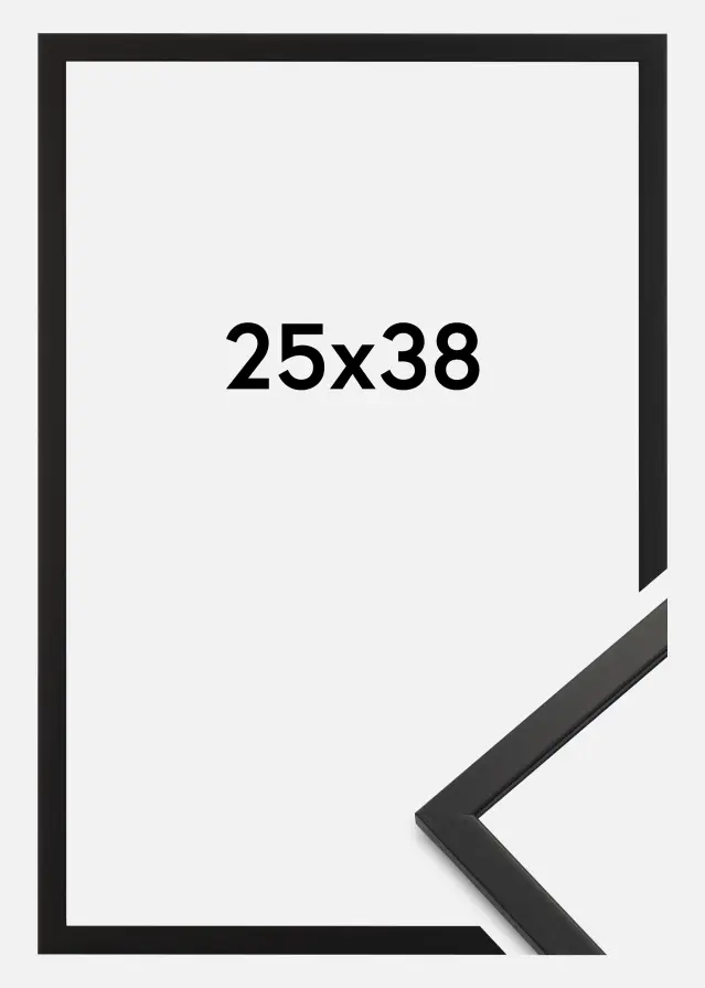 Galleri 1 Rahmen Edsbyn Schwarz 25x38 cm