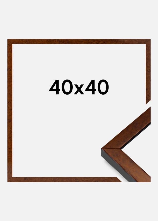 Mavanti Rahmen Ares Acrylglas Burr Walnut 40x40 cm
