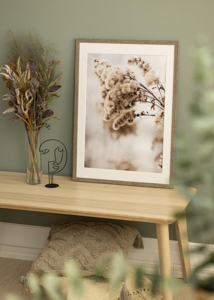 Estancia Rahmen Stilren Acrylglas Dark Grey Oak 50x70 cm