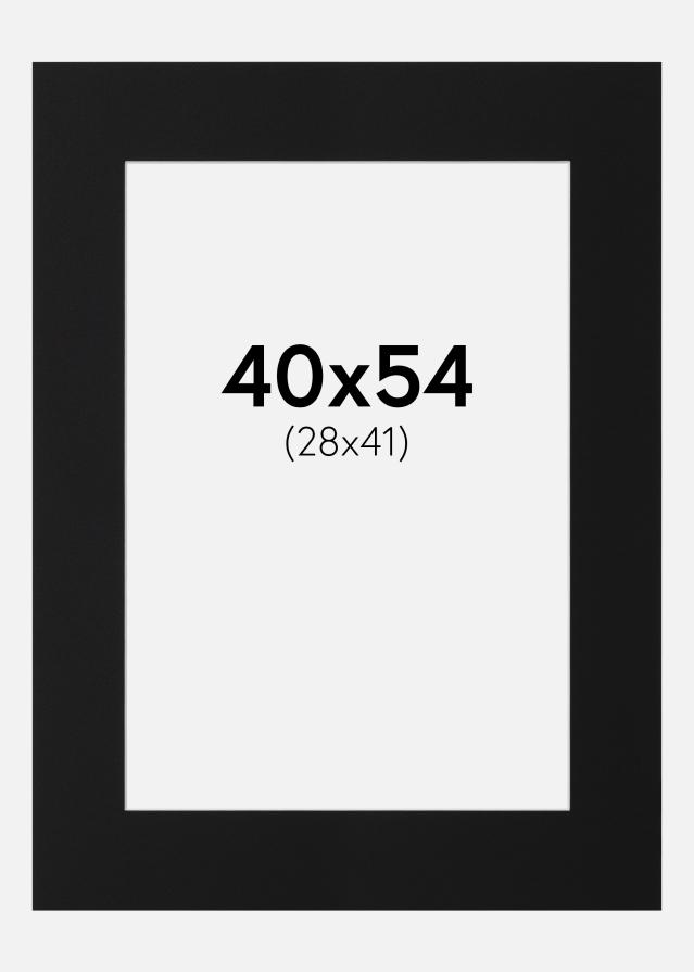 Artlink Passepartout Schwarz Standard (weißer Kern) 40x54 cm (28x41)