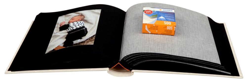 Estancia Estancia Bryllupsalbum - 21x22 cm (100 Svarta sider)