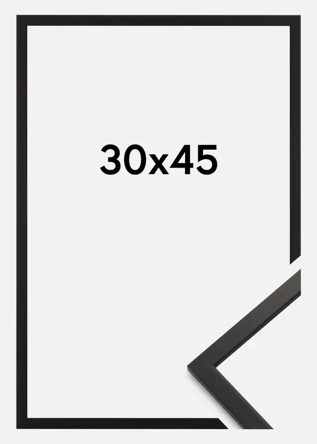 Galleri 1 Rahmen Edsbyn Schwarz 30x45 cm