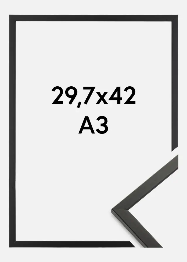 Estancia Rahmen Galant Acrylglas Schwarz 29,7x42 cm (A3)