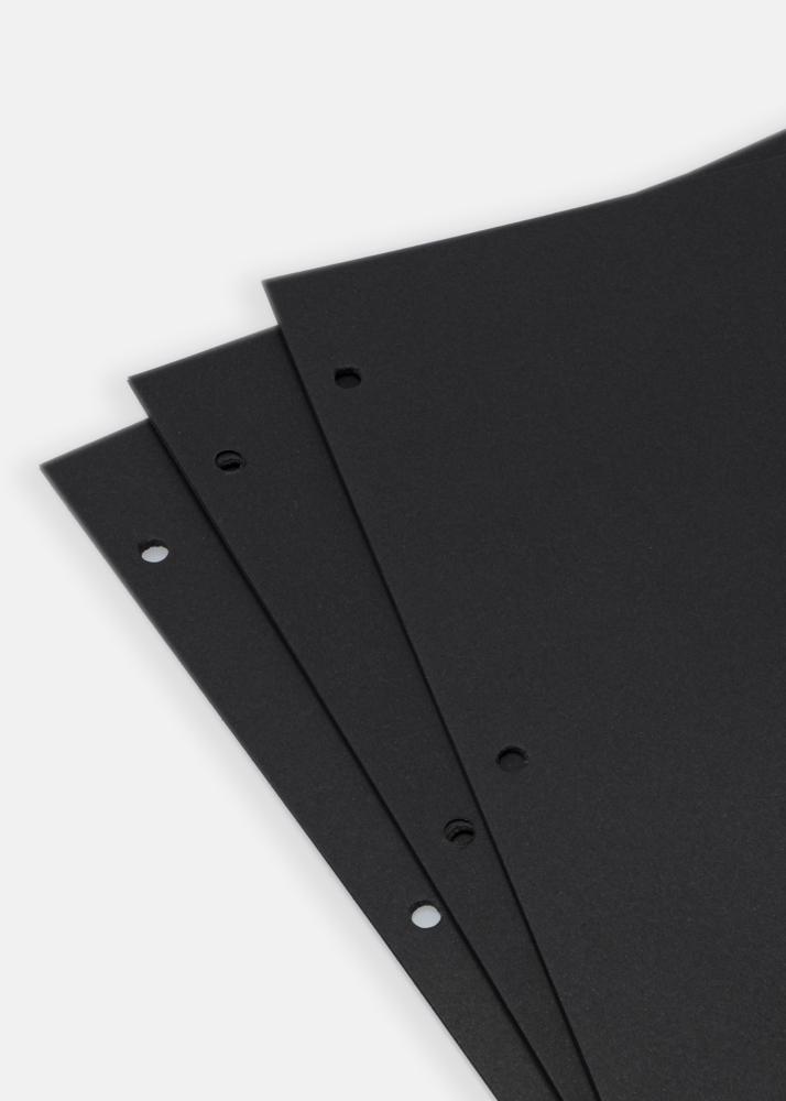 KAILA Albumseiten für KAILA Coffee Table Photo Album - 30er-Pack Schwarz