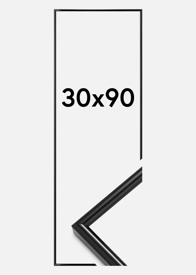 Walther Rahmen Galeria Schwarz 30x90 cm