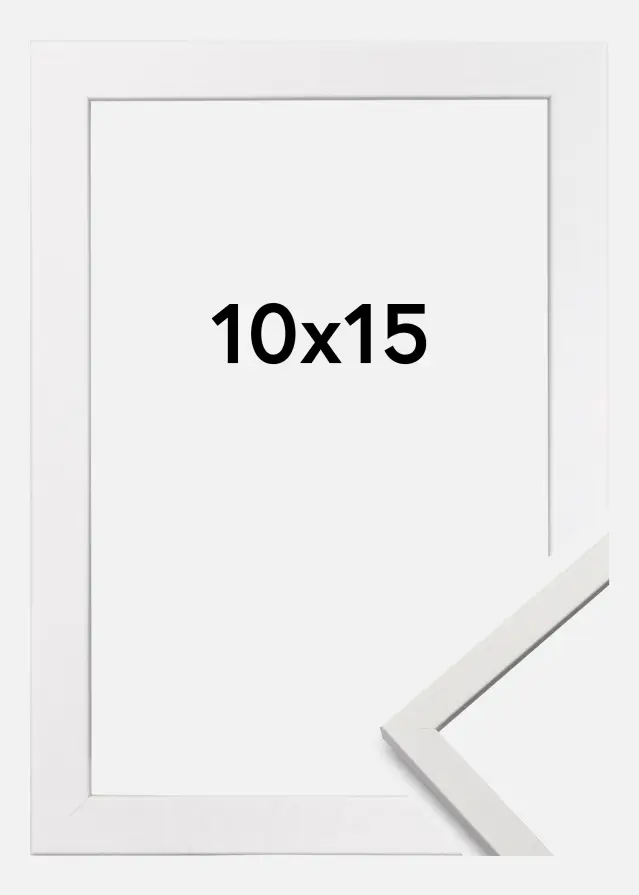 Galleri 1 Rahmen Edsbyn Acrylglas Weiß 10x15 cm