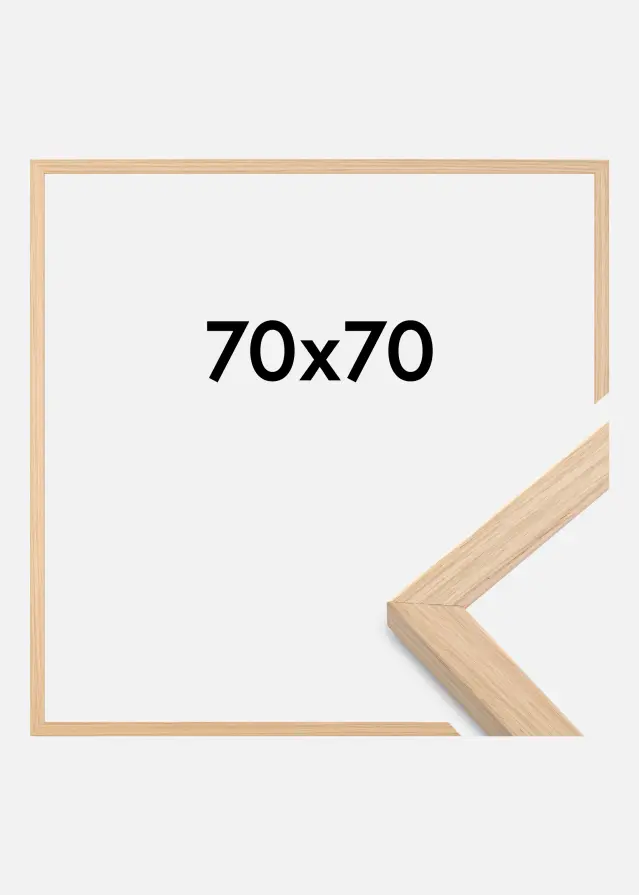 Galleri 1 Rahmen Grimsåker Eiche 70x70 cm