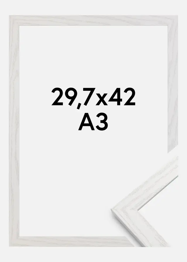 Estancia Rahmen Stilren Acrylglas White Oak 29,7x42 cm (A3)