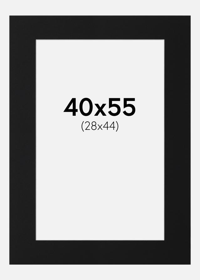 Artlink Passepartout Schwarz Standard (weißer Kern) 40x55 cm (28x44)