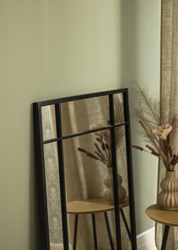 ID Factory Spiegel Window Schwarz 70x100 cm