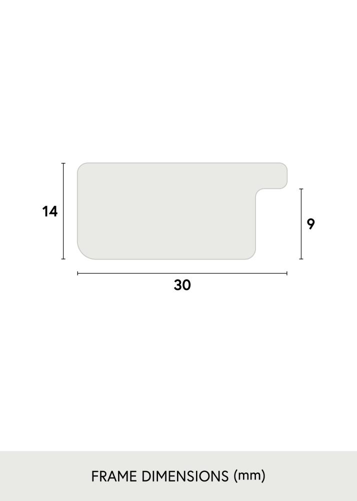 Ramverkstad Rahmen Glamour Silber - Größe nach Wunsch