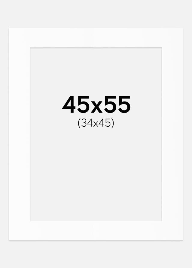 Artlink Passepartout Weiß Standard (weißer Kern) 45x55 cm (34x45)