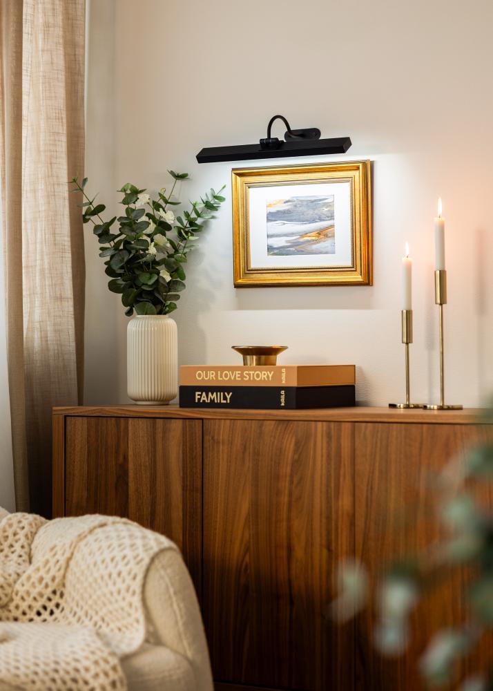 KAILA KAILA Flare Batteriebetriebene Bilderbeleuchtung 40 cm - Schwarz