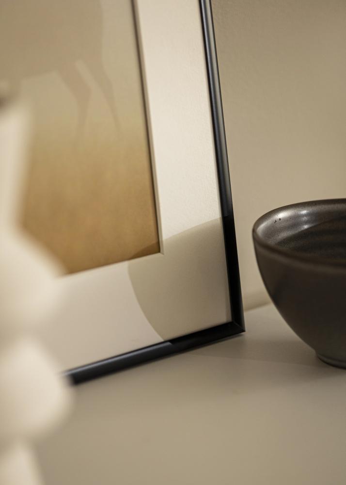 BGA Rahmen Scandi Acrylglas Matt Schwarz 21x29,7 cm (A4)