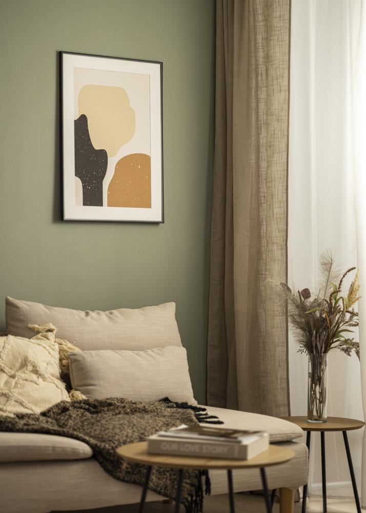 BGA Rahmen Scandi Acrylglas Matt Schwarz 21x29,7 cm (A4)