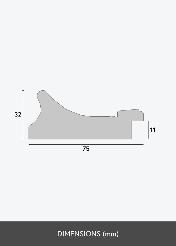 Ramverkstad Spiegel Camden Gold - Maßgefertigt