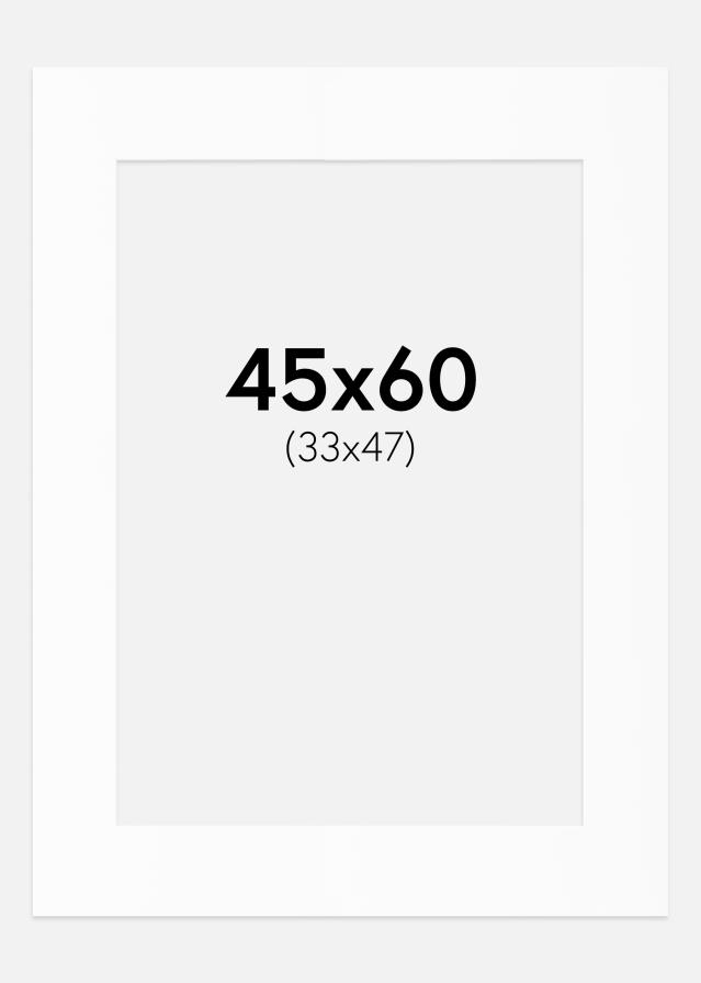 Artlink Passepartout Weiß Standard (weißer Kern) 45x60 cm (33x47)