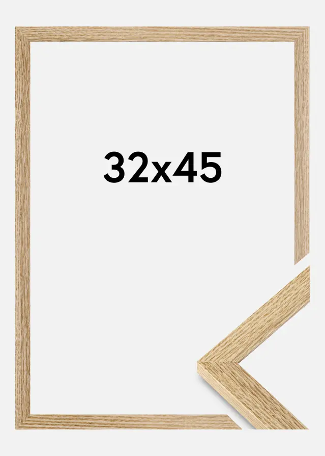 BGA Rahmen Selection Acrylglas Eiche 32x45 cm