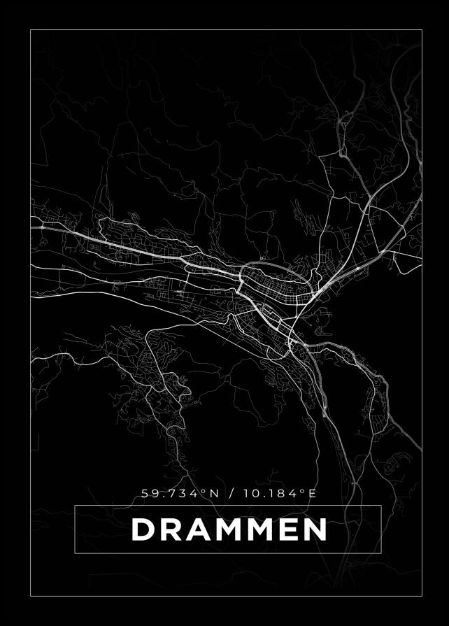 Bildverkstad Map - Drammen - Black