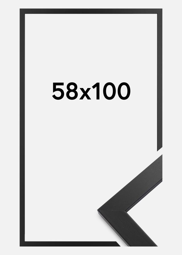 Galleri 1 Rahmen Black Wood Acrylglas 58x100 cm