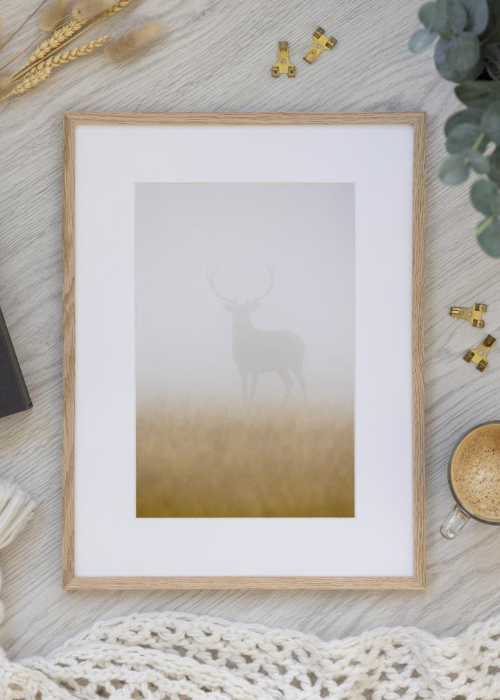 BGA Rahmen Schmale Eiche Acrylglas 20x30 cm