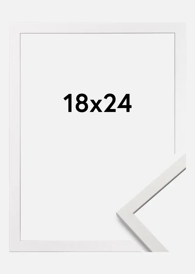 Galleri 1 Rahmen Edsbyn Acrylglas Weiß 18x24 cm