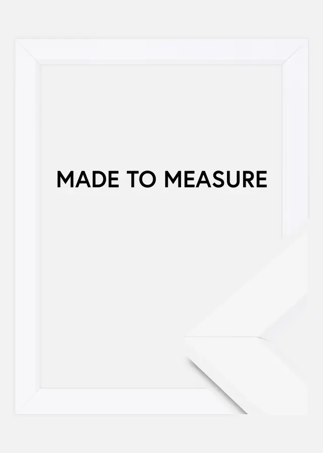 Ramverkstad Rahmen Åsarna Weiß - Größe nach Wunsch