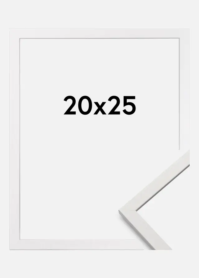 Galleri 1 Rahmen Edsbyn Acrylglas Weiß 20x25 cm