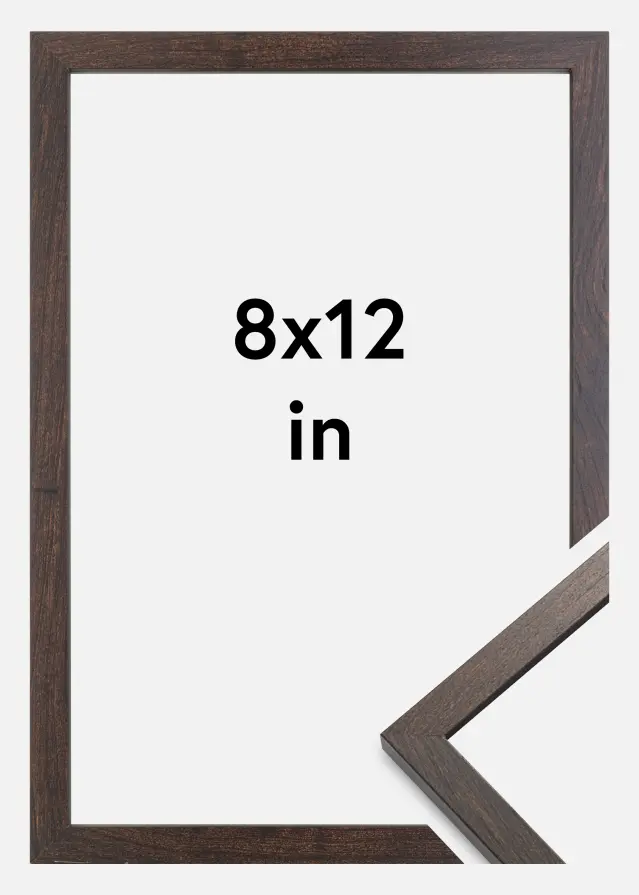 Artlink Rahmen Trendy Acrylglas Walnuss 8x12 inches (20,32x30,48 cm)