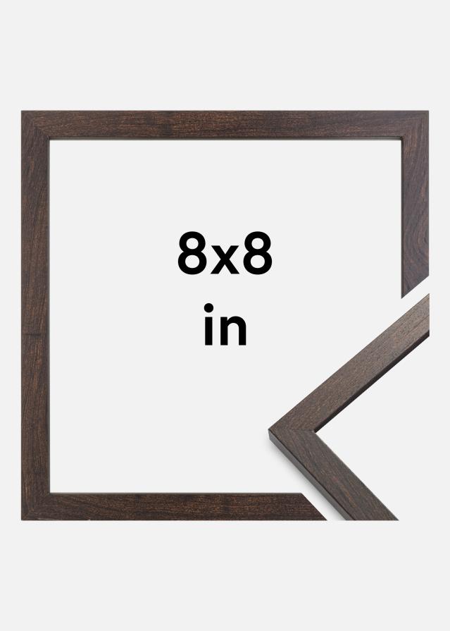 Artlink Rahmen Trendy Acrylglas Walnuss 8x8 inches (20,3x20,3 cm)