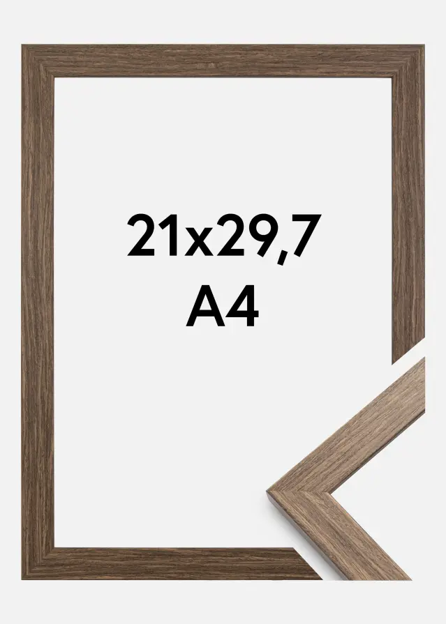 Estancia Rahmen Stilren Acrylglas Cold Brown 21x29,7 cm (A4)