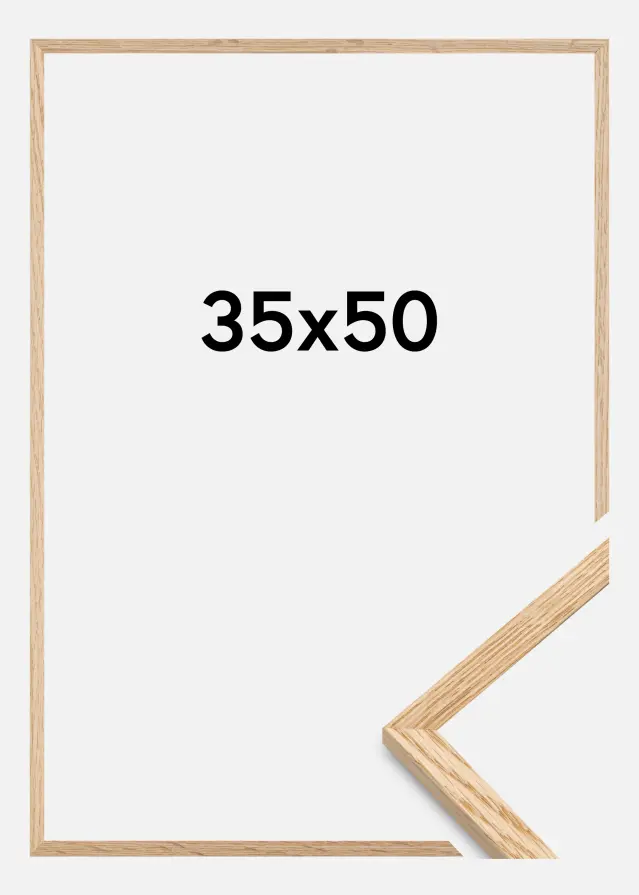Galleri 1 Rahmen Schmal Eiche Acrylglas 35x50 cm