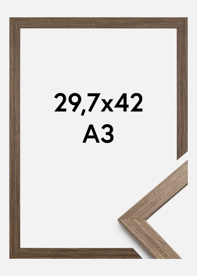 Estancia Rahmen Stilren Cold Brown 29,7x42 cm (A3)