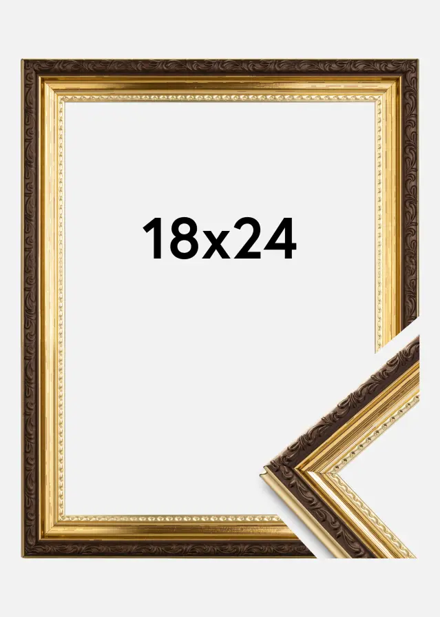 Galleri 1 Rahmen Abisko Acrylglas Gold 18x24 cm