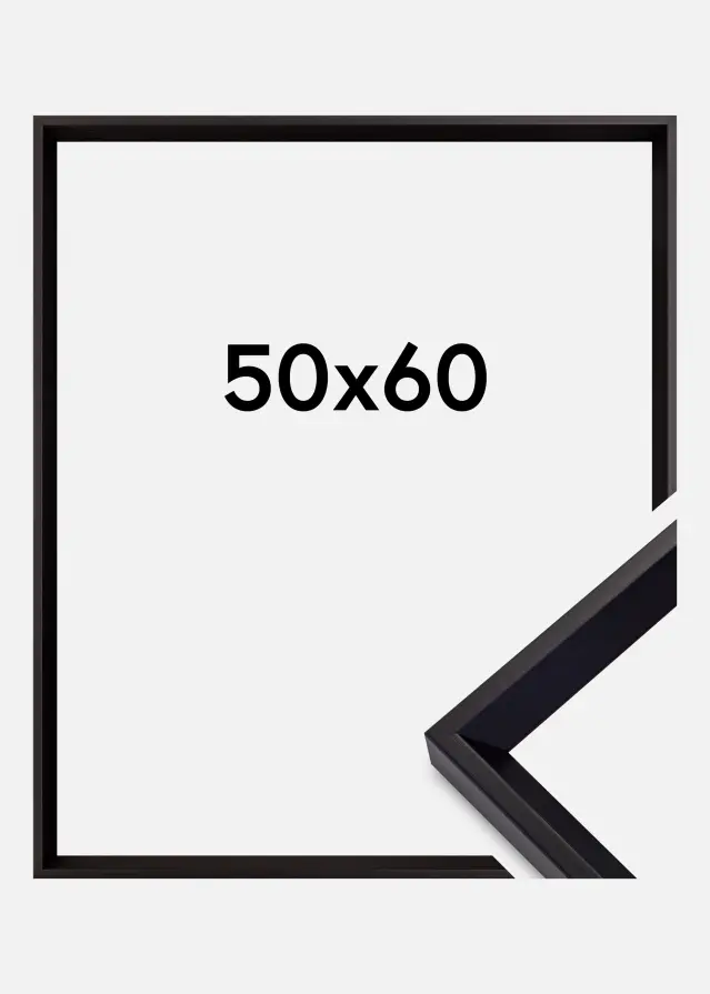 Galleri 1 Rahmen Globe Acrylglas Schwarz 50x60 cm