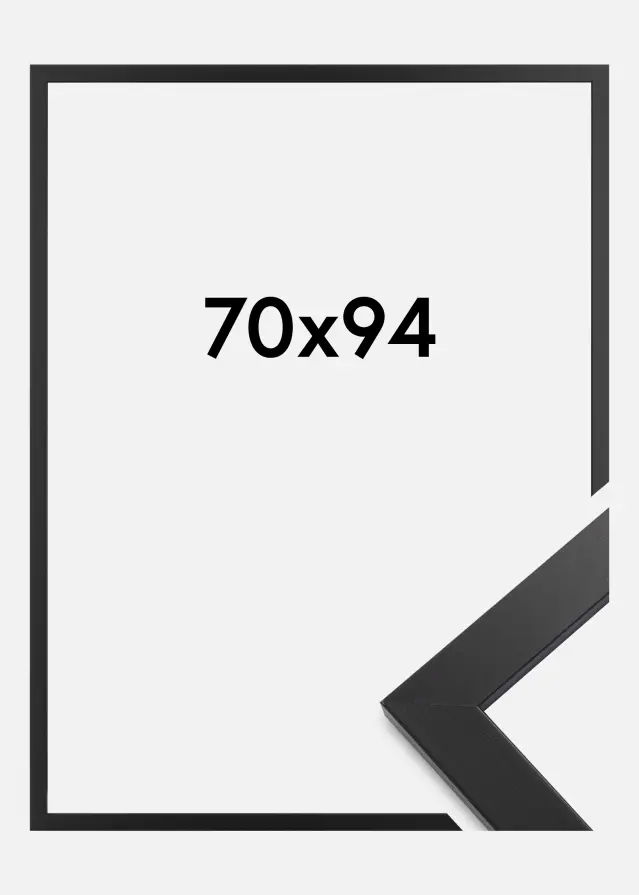 Galleri 1 Rahmen Black Wood Acrylglas 70x94 cm
