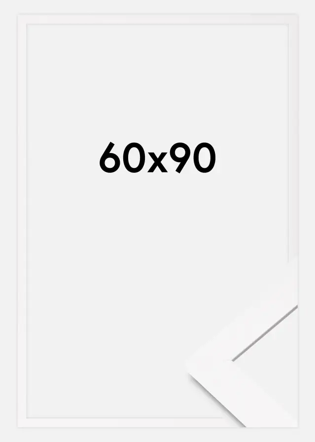 BGA Rahmen BGA Classic Acrylglas Weiß 60x90 cm