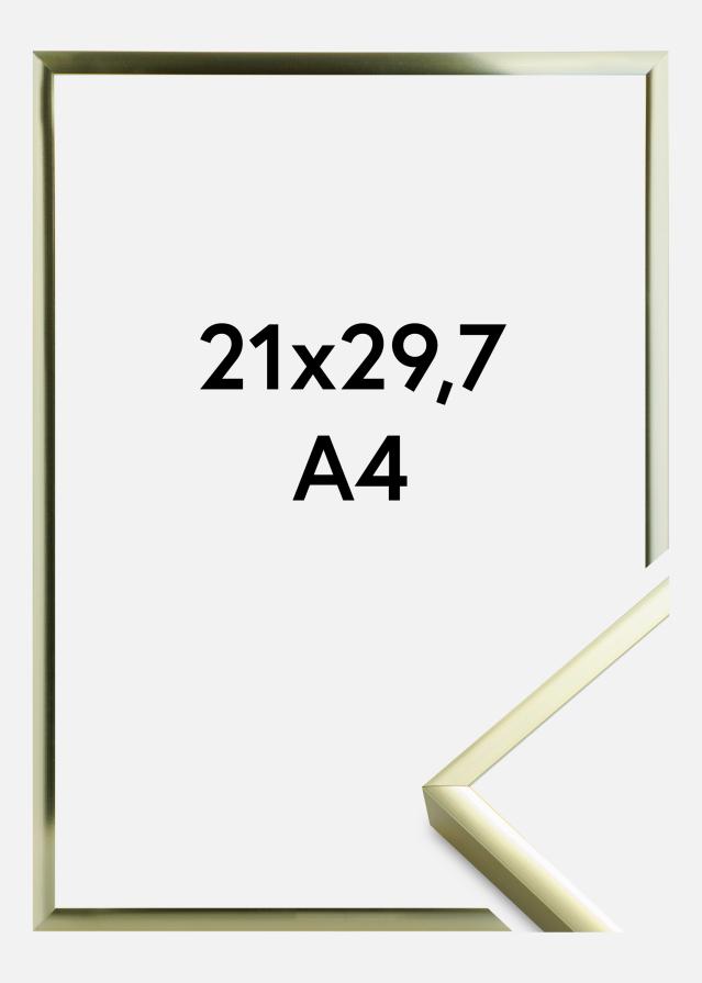Artlink Rahmen Poster Frame Aluminum Gold 21x29,7 cm (A4)