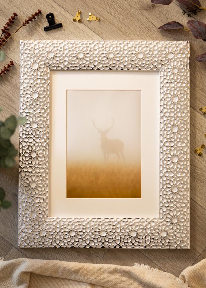 Ramverkstad Rahmen Stockholm Weiß - Größe nach Wunsch