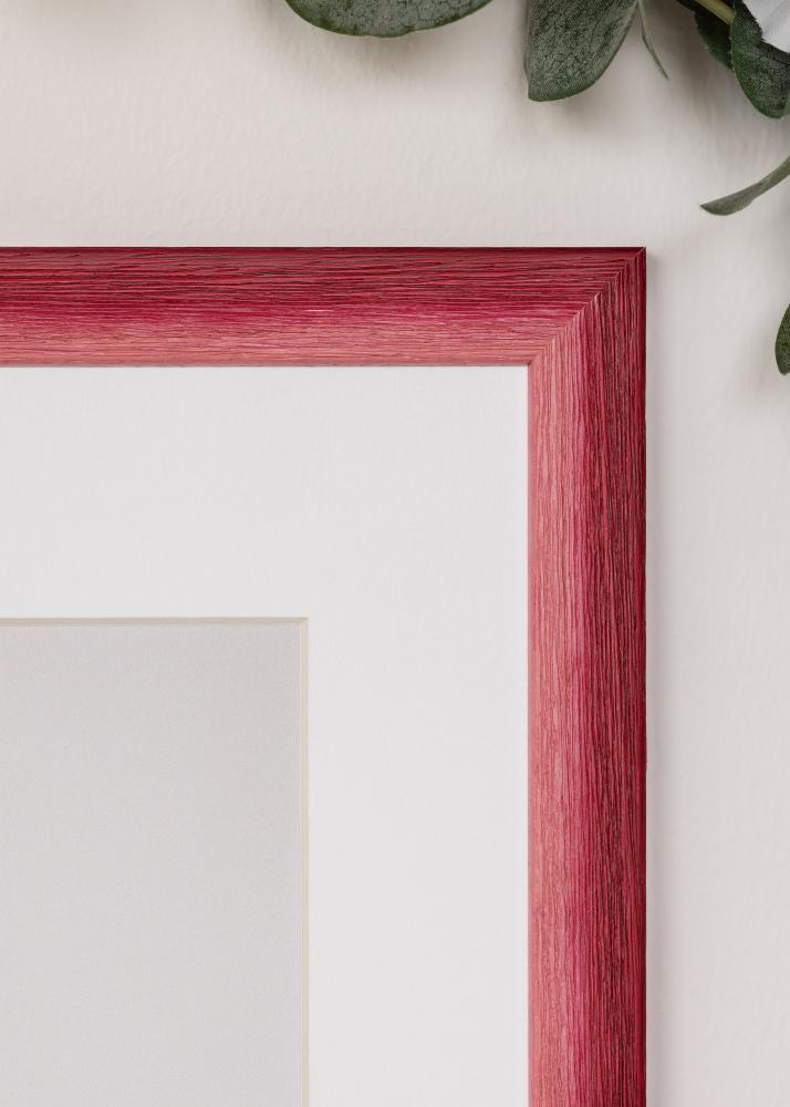 Jämtlands Ramfabrik Rahmen Cornwall Acrylglas Dunkelrot 20x30 cm