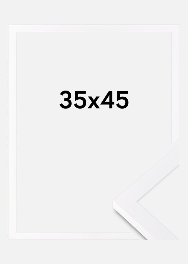 BGA Rahmen Auswahl Acrylglas Weiß 35x45 cm