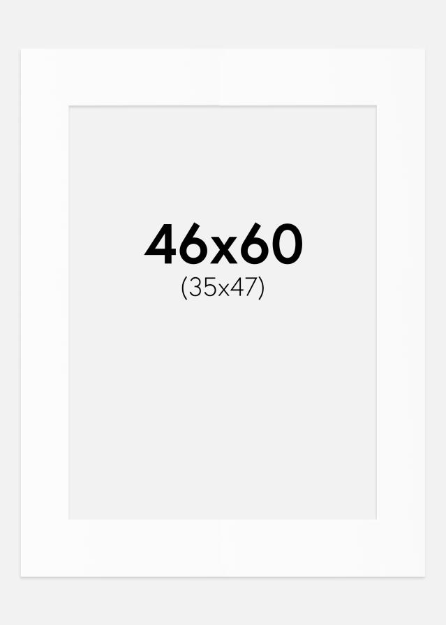 Artlink Passepartout Weiß Standard (weißer Kern) 46x60 cm (35x47)